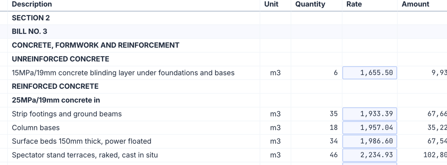 Pricing in SmartQS